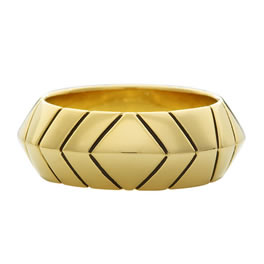 House Of Harlow 14kt Gold Plated Thick Stack Ring
