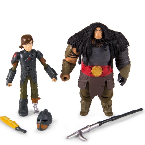 How to Train Your Dragon  2 Viking Warriors - Hiccup Vs. Drago Figures