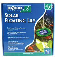 Hozelock Solar Floating Lily Fountain Pump