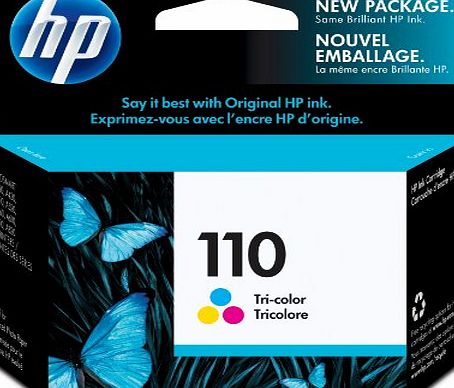 HP 110 - Tri-color Inkjet Print Cartridge (CB304AE)