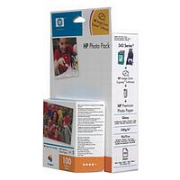 HP 343 Series Photo Pack 10 x 15 cm (100 Sheets)