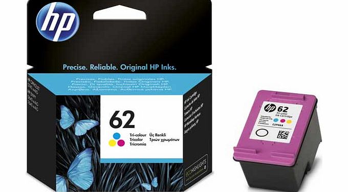HP 62 Tri-colour Ink Cartridge