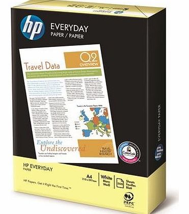 HP EVERYDAY A4 White Paper - 1 REAM / PACK Of 500 Sheets