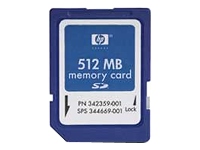 HP Flash memory card 512 MB SD Memory Card