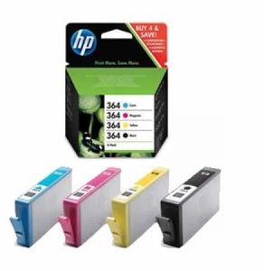Genuine Multipack 4-Pack HP364 Ink Cartridge -