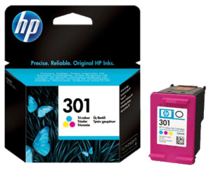 Genuine Tri-Colour HP301 Ink Cartridge - CH562EE