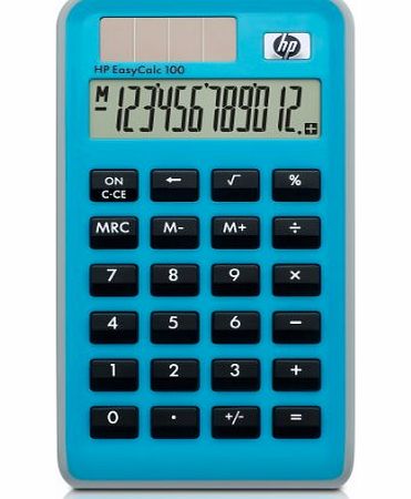 HP Hewlett Packard EasyCalc 100 Handheld Calculator