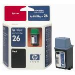 HP No.26 - 51626G 20ml Low-use Black Ink