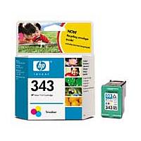 HP No.343 Tri-Colour Ink Cartridge (7ml) for