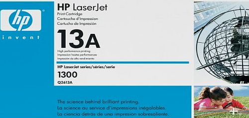 HP Original 13A LaserJet Black Laser Toner Cartridge (Q2613A)