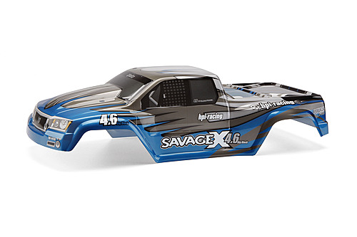 HPi Nitro GT-2 Painted Body (Blue/Gray/Silver)