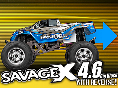 Hpi Savage X 4.6 RTR Big Block Monster Truck With
