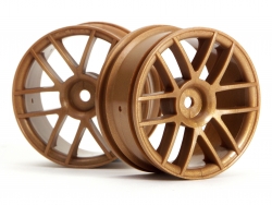 Hpi Split 6 Wheel (26mm Gold)