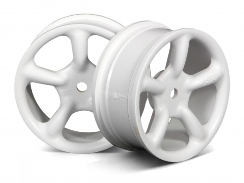 Hpi Type R5 Wheel (24mm White) (2Pcs)