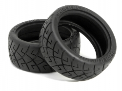 Hpi X Pattern Radial Tyre (26mm) (D Compound)