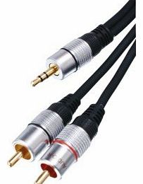 HQ 10m Audio Cable with Gold Plated 24k Plugs On Both Sides