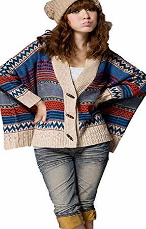 Hqclothingbox Womens Wave Stripe Knit Top