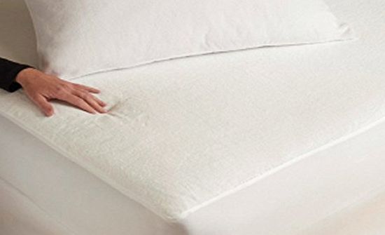 HSH Luxury Extra Deep 12`` Fleece Mattress Protector Fitted Sheet Bed Cover Cream King Size