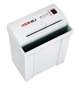HSM 80.2 Compact 3.9 Strip cut paper shredder
