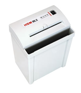 HSM 90.2 Compact 4x25 Cross cut paper shredder