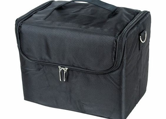 HST Mall Portable Fabric Beauty Cosmetics Tool Bags/boxes Black