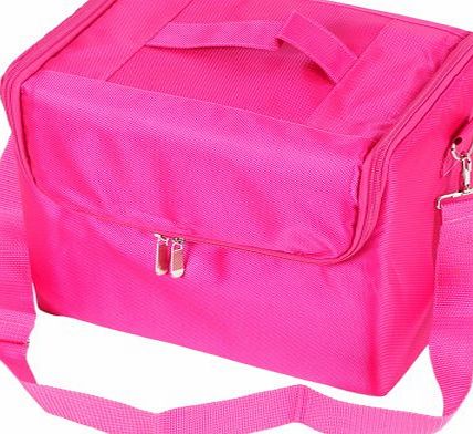 HST Mall Portable Fabric Beauty Cosmetics Tool Bags/boxes Pink