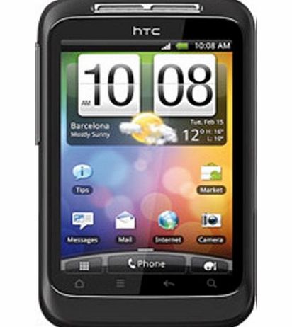 HTC T-Mobile HTC Wildfire S Pre Pay Mobile Phone - Black