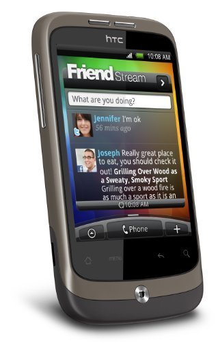 HTC Wildfire Sim Free Mobile Phone - Metal Mocha