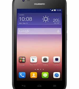 Huawei EE Huawei Ascend Y550 Smartphone - Black and White