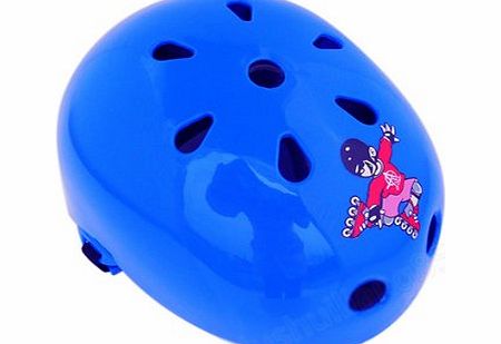 HuaYang Kids Child Scooter Roller Inline Skate Skateboard BMX Cycling Helmet Medium Size(Blue)