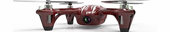 Hubsan Foxnovo Hubsan X4 H107C 2.4GHz 4-Channel Mini Radio Control RC Quadcopter with Camera Mode 2 RTF (Red)