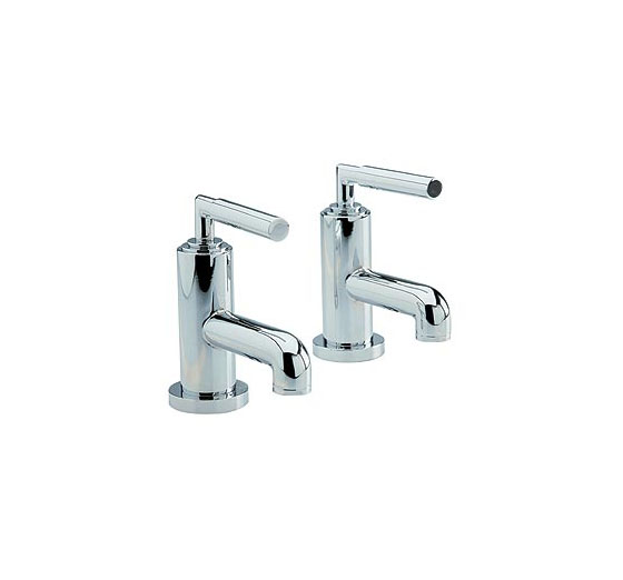 Hudson Reed Helix Lever Pair of Basin Taps