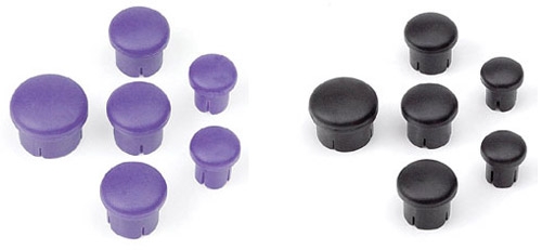 Hudy Plastic Cap For Handle (Set - 3 2 1) Black