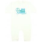 Hug Give Peas A Chance Playsuit (Kitten White)