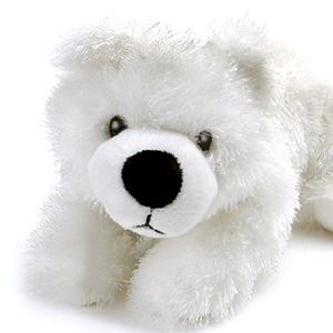 Hug Me Better Polar Bear Teddy with Microwavable
