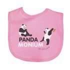 Hug Panda Monium Bib (Pink)