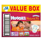 Huggies Natural Fit Size 4 Value Box(x64)