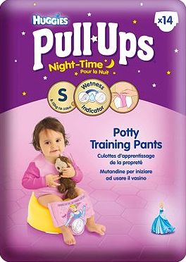 Huggies, 2041[^]10076298 Pull-Ups Night Time Girls Size Small