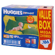 huggies Sdry 4 Mega Value 186