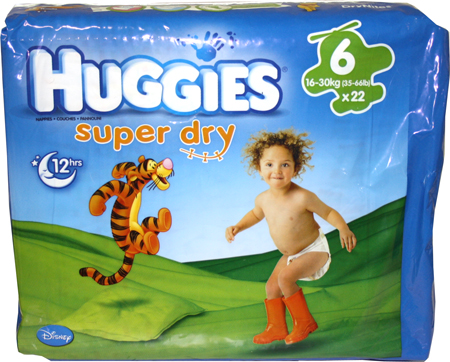Huggies Super Dry Nappies Size 6 (16-30kg/35-66lb)