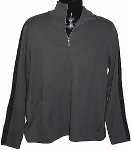hugo Boss - 1/4-zip Fleece Jacket With Taped Shoulder Detail