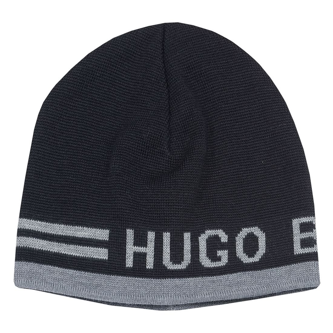 Hugo Boss Ciny Beanie Hat Black/Grey