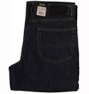 Dark Blue Denim Zip Fly Jeans - Black Label