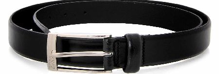 Hugo Boss Esegeo Leather Belt Black