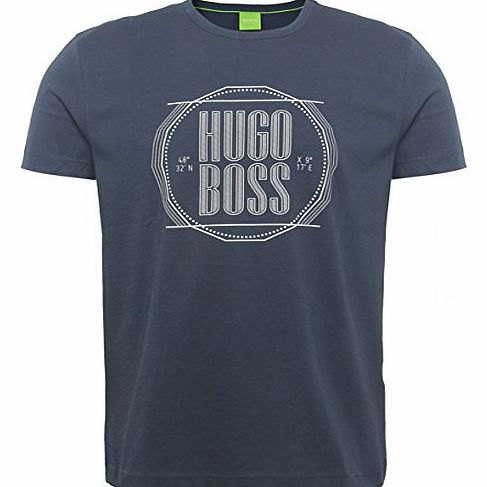 Hugo Boss Green Crew Neck Logo T-Shirt