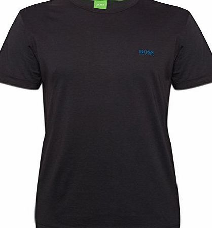 Hugo Boss Green Mens Tee Grey Regular Modern Fit Crew Neck T-Shirt Grey M