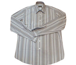Hugo Boss Long sleeved multi stripe shirtGeorge