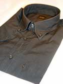 Mens Black Short Sleeve Cotton Shirt (Black Label)