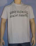 Mens Stone Wave Riders Cotton Hooded T-Shirt