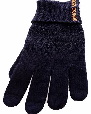 Hugo Boss Navy Graas Gloves